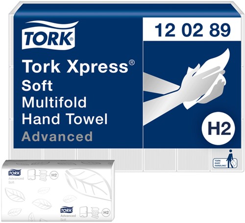 Handdoek Tork Xpress H2 Advanced Multi 2lgs 120289 21 PAK