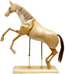 Ledenpaard Conda 50 cm naturel hout 1 Stuk