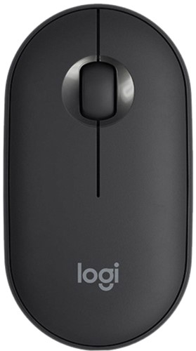 Logitech Pebble M350 Wireless Mouse Grafiet 1 Stuk