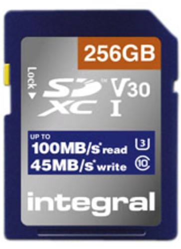 Geheugenkaart Integral SDHC-XC 128GB 1 Stuk