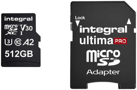 Geheugenkaart Integral microSDXC 512GB 1 Stuk