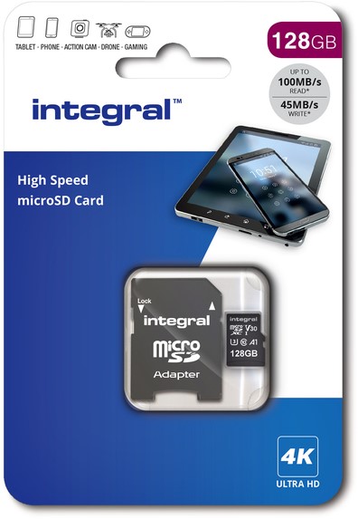 lever Handboek het is mooi Geheugenkaart Integral microSDXC 128GB 1 Stuk bij Prokan