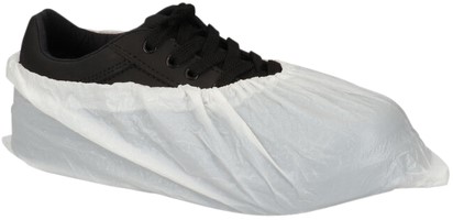 Schoenovertrek CMT 70mu geruwd maat 36-46 CPE wit 50 Stuk