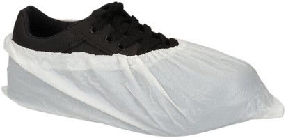 Schoenovertrek CMT 40mu geruwd maat 36-42 CPE wit 100 Stuk