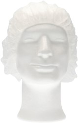 Haarnet CMT bouffant non-woven L 53cm PP wit 100 Stuk