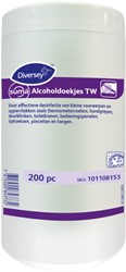 Desinfectiedoekjes Suma met alcohol TW 200 stuks 200 Stuk