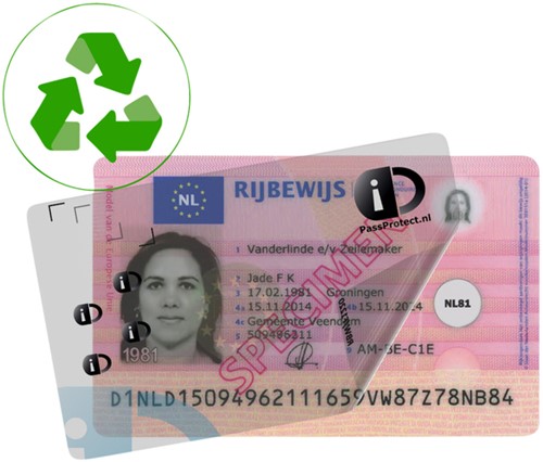 Beschermfolie PassProtect voor rijbewijs 1 Seal-3