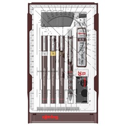 Tekenset rOtring Isograph College 0.25-0.35-05mm 1 Stuk
