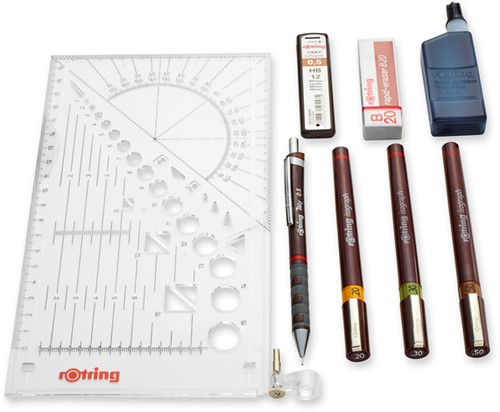 Tekenset rOtring Isograph College 0.2-0.3-0.5mm 1 Stuk-3