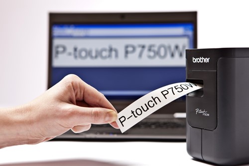 Labelprinter Brother Ptouch TZe PTP750W zwart 1 Stuk-1