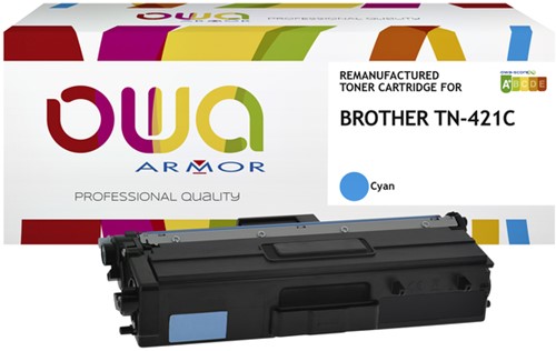 Toner OWA Brother TN-421C blauw 1 Stuk