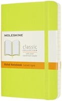 Notitieboek Moleskine pocket 90x140 ln sc lem gn 1 Stuk