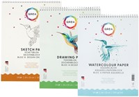 Aquarelblok Qrea 24x32 20vel 200gr spiraal 20 Vel-2