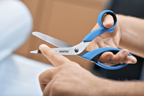 Veiligheidsschaar Martor Secumax 564 80mm blauw-1