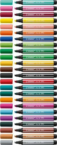 Viltstift STABILO Pen 68/48 Max karmijnrood-3