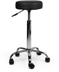 Tabouret kruk zwart hoge gasveer 1 Stuk