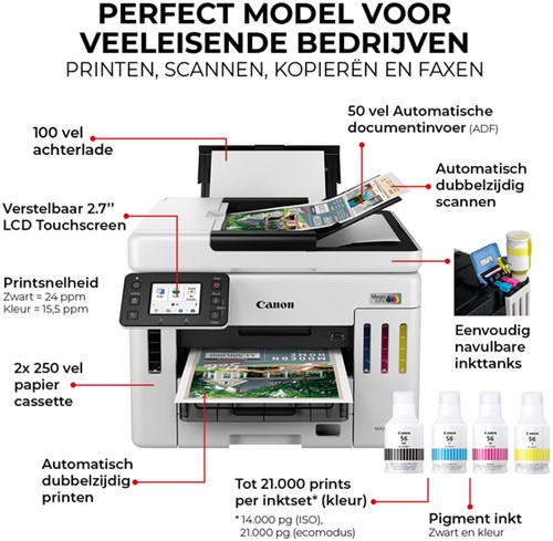 Multifunctional inktjet printer Canon MAXIFY GX7150-5