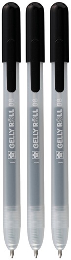 Sakura Gelly Roll Metallic Zwart Gelpen