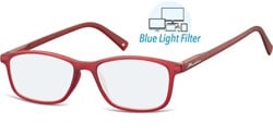 Leesbril Montana +1.00dpt blue light filter rood 1 Stuk