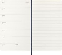 Agenda 2027 Moleskine 18M Planner Weekly 7dagen/1pagina large sc sapphire blue-2