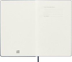 Agenda 2027 Moleskine 18M Planner Weekly 7dagen/1pagina large hc sapphire blue