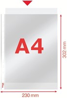 Showtas Esselte copy safe PP A4 glashelder 100 Stuk-4