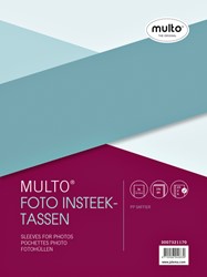Fototas Multo A4 23r 3vak 10x15cm schrstr PP 10st 10 Stuk