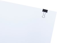 Papierklem MAUL 213 foldback 13mm zwart 12 stuks-3
