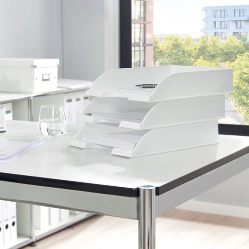 Brievenbak Leitz Plus standaard A4 wit-3