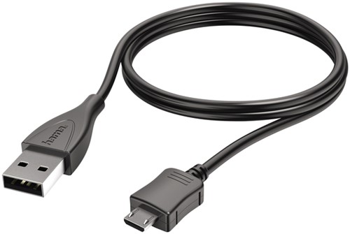 KABEL HAMA USB MIC-A 2.0 1METER ZWART 1 Stuk