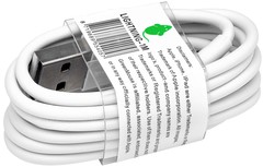 KABEL GREEN MOUSE USB LIGHTNING-A 1METER WIT 1 Stuk