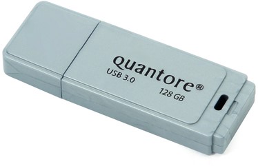 USB-STICK QUANTORE FD 128GB 3.0 ZILVER 1 Stuk