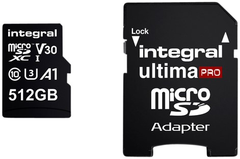 GEHEUGENKAART INTEGRAL MICRO V30 512GB 1 Stuk