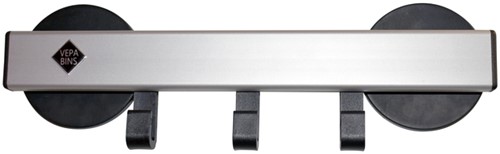 Kapstok wand VepaBins pro-line magneet 3 haak 1 Stuk-2