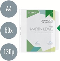 Showtas Leitz Premium met klep PP A4 transparant 50 Stuk-3