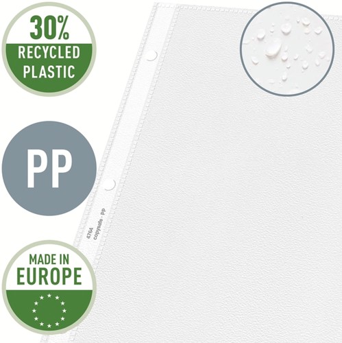 Showtas Leitz Premium met klep PP A4 transparant 50 Stuk-4
