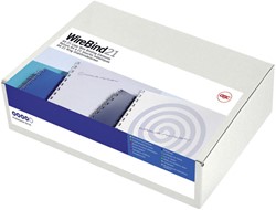 Draadrug GBC 14mm US 21rings A4 zilver 100 Stuk