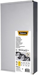Draadrug Fellowes 34 rings 6mm A4 zwart 100 Stuk