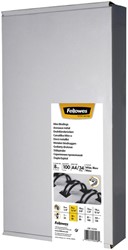 Draadrug Fellowes 34 rings 8mm A4 zilver 100 Stuk