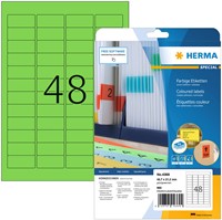 Etiket HERMA 4369 45.7x21.2mm verwijderb gn 960st 20 Vel