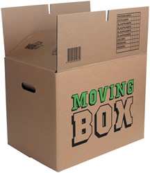 Verhuisdoos CleverPack bedrukt 480x320x360mm pak à 5 stuks 5 stuks
