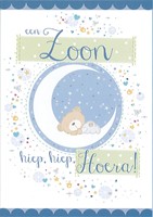 Wenskaart Paperclip navulset geb zoon 6 kaarten 6 Stuk-3