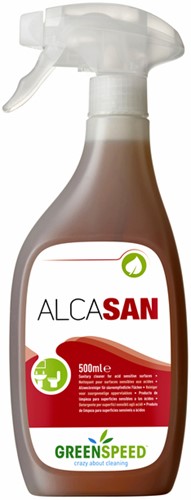 SANITAIRREINIGER GREENSPEED ALCASAN SPRAY 500ML 1 Fles