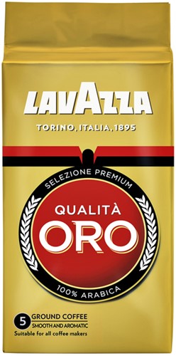 Koffie Lavazza gemalen Qualita Oro 250gr 250 Gram