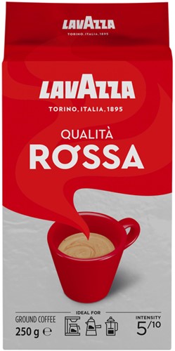 Koffie Lavazza gemalen Qualita Rossa 250gr 250 Gram