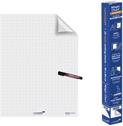 Magic Chart Legamaster flip 600x800mm wt ruit 25v 25 Vel