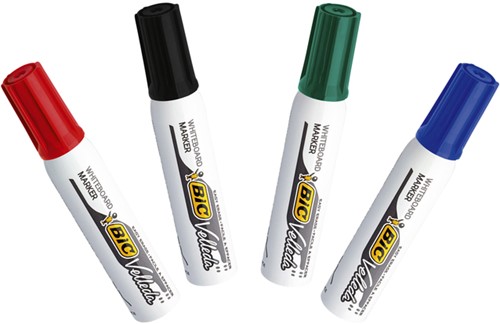 Viltstift Bic Velleda 1781 whiteboard schuin large assorti 4 stuks-2