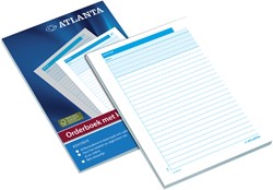 Orderboek Djois Atlanta A5 50x2vel met carbon wit
