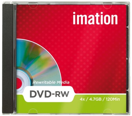 DVD-RW IMATION 4.7GB 4X SHOWBOX 1 STUK