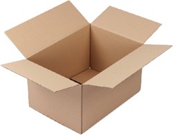 Amerikaanse vouwdoos CleverPack 305x220x250mm B-golf bruin 30 stuks
